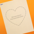 Professional Printed Heart Labels